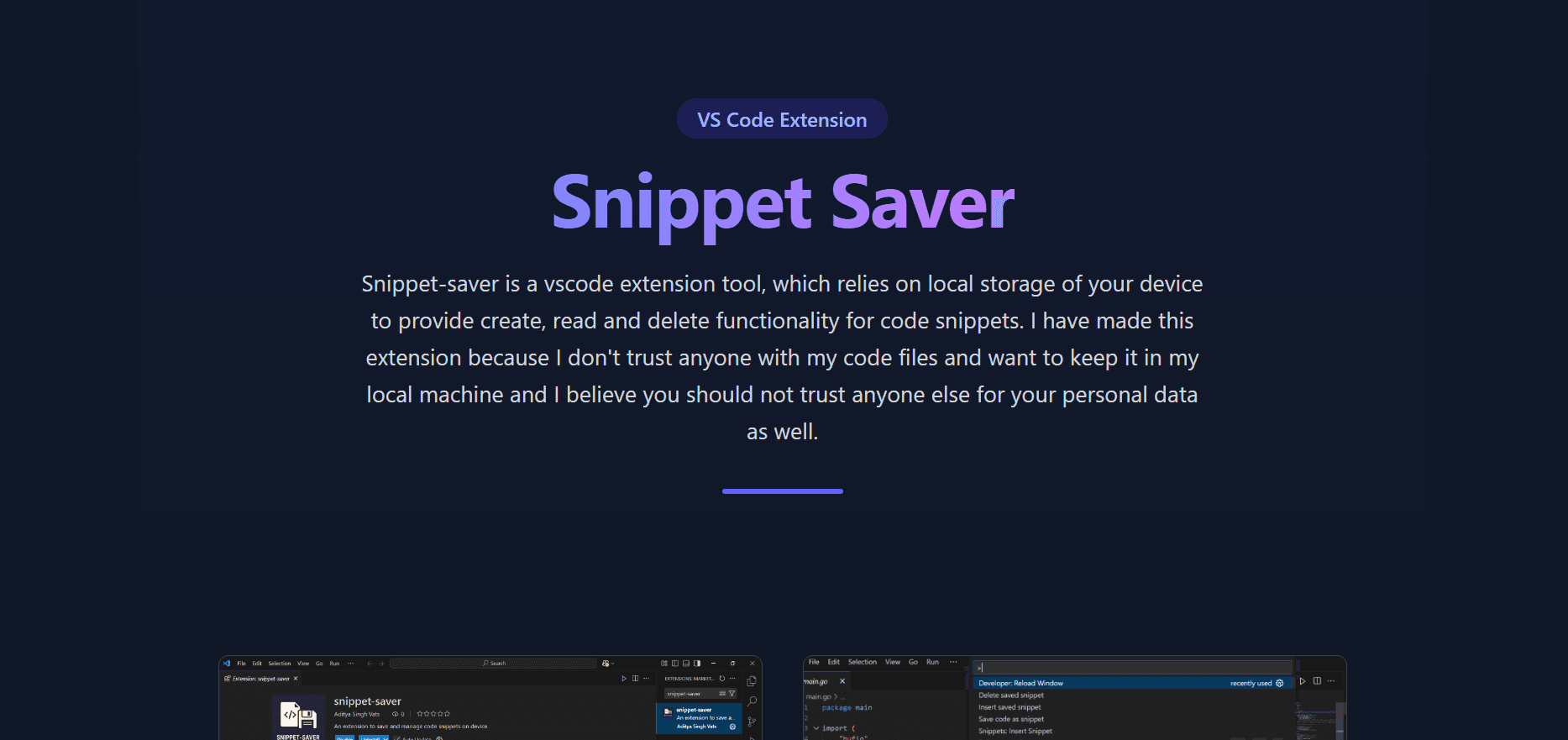 Snippet-Saver